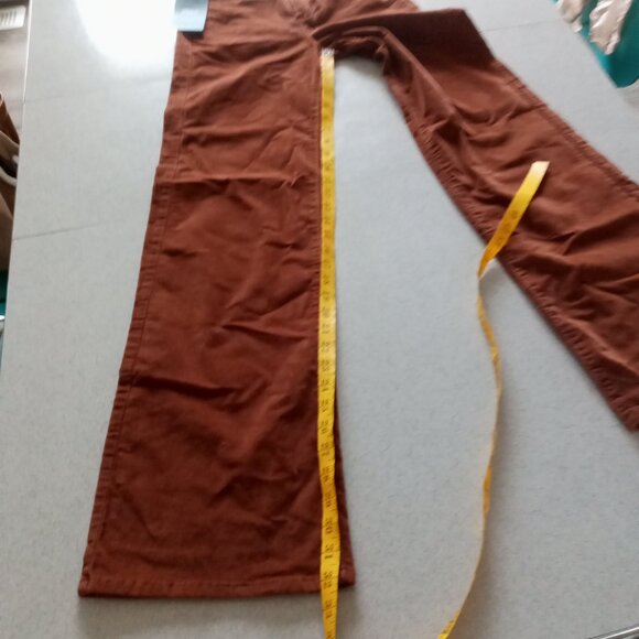 Silver Jeans Co. Rust High Rise corduroy jeans measurements in description - Picture 6 of 7